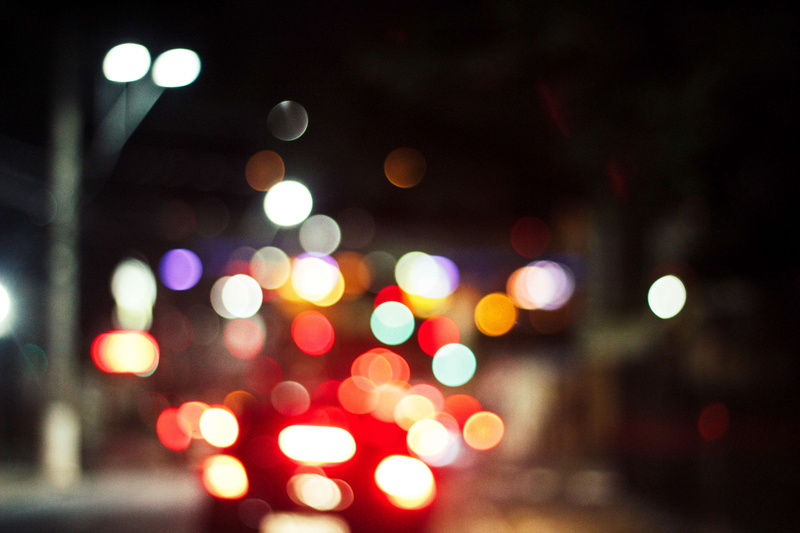 shape, lens flare, night, glowing, city, motor vehicle, multi colored, no people, urban, street light, outdoors, lighting equipment, downtown, trafic, defocused