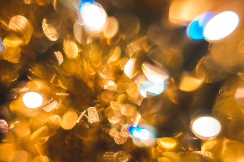 glowing, gold, bokeh, lighting equipment, illuminated, close-up, 4K, decoration, light - natural phenomenon, background, night, lens flare, golden, electric light