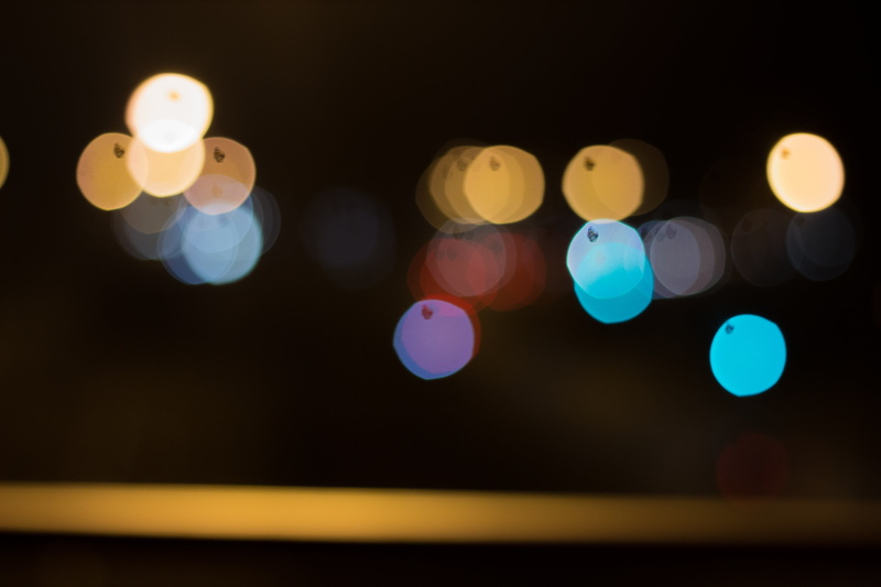 glowing, screen background, blurry, background, bookeh, black background, lighting equipment, large group of objects, circle, graphic, decoration, blur