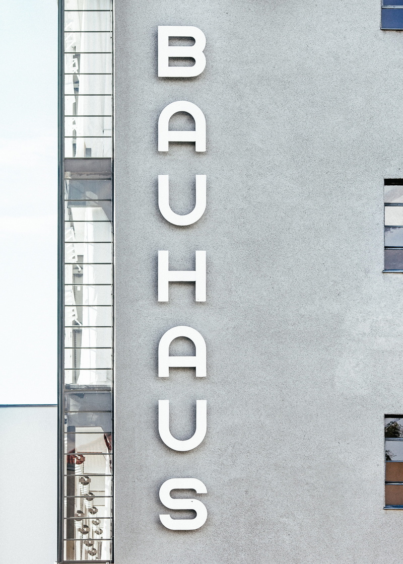 bauhaus, number, silver colored, capital letter, sign, business, font, building, metal, nature, close-up, kerning, built structure, city, building exterior