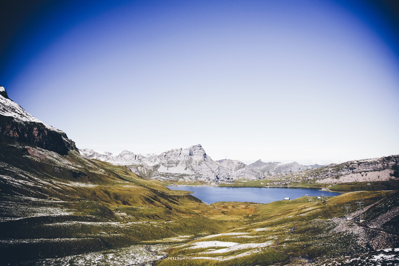 water, plateau, daytime, ice, land, melchsee-frutt, body, environment, panoramic, kerns, snowcapped mountain, 4K, snow, mountains, rock, wilderness, switzerland