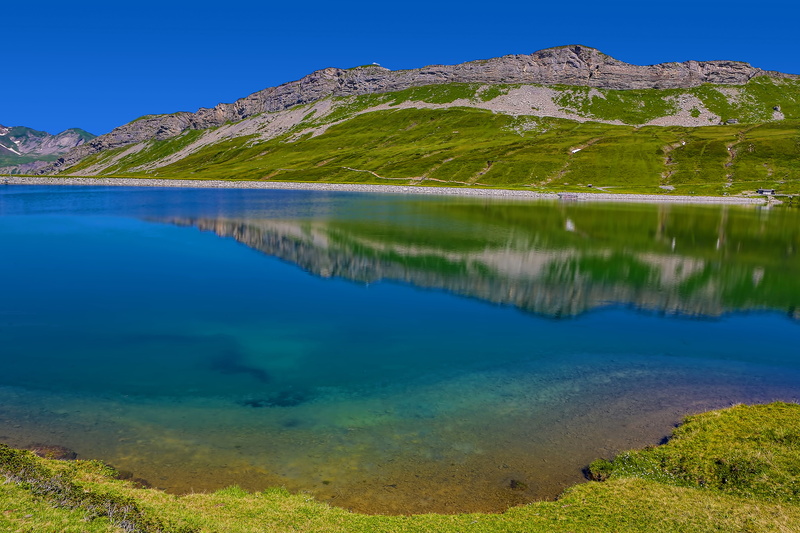 trnsparent, water, horizontal, rock, no people, 5K, nature, reflection, kerns, switzerland, sky, outdoors, spring, idyllic, grass, beauty in nature, landscape