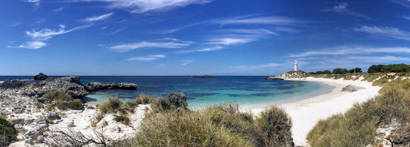 environment, australien, sand, 5K, no people, leuchtturm, plant, rottnest island, horizon over water, beauty in nature, strand, coastline, meer, tourism