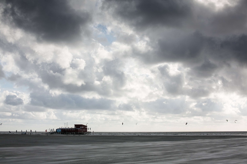 beauty in nature, shipping, horizon, outdoors, 4K, horizon over water, nordsee, strand, drachen, nautical vessel, scenics - nature, overcast, water, mode of transportation
