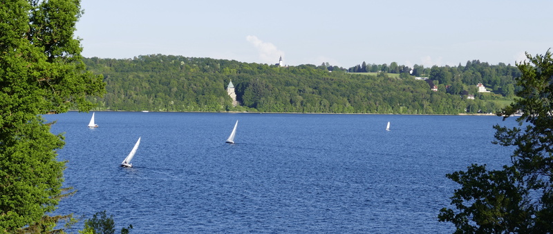 bavaria, plant, mode of transportation, transportation, nature, idyllic, non-urban scene, day, nautical vessel, travel destinations, boat, lake, sailing boats