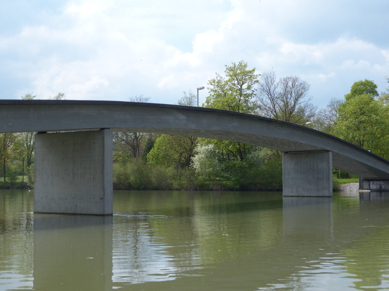 4K, bridge - Man Made Structure, water, built structure, Ulm, architectural column, web, reflection, tranquility, plant, sky, river, connection, transition