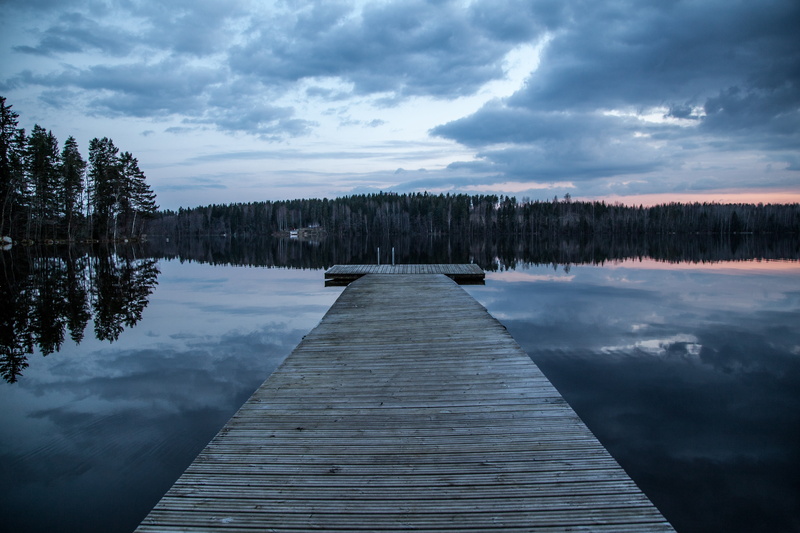 tranquility, wooden dock, idyllic, travel, tree, wooden, finland, tourism, non-urban scene, scenics, vacation, long, evening, landscape, lake, the way forward