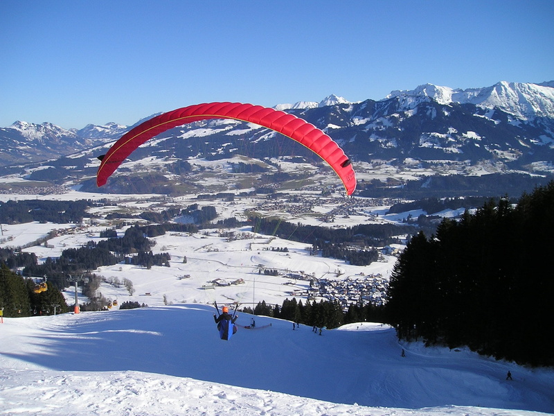 freedom, environment, scenics - nature, mountain, sport, mountain peak, leisure activity, paragliding, mid-air, fly, paraglider, mountains, adventure, unrecognizable person