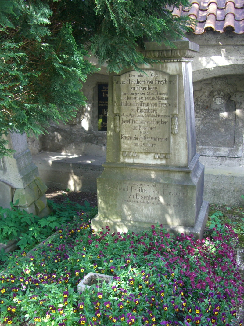 day, growth, architecture, built structure, nature, green color, old cemetery, allgäu, flower, tree, füssen, grave, stone, outdoors, cemetery, 1080P, no people