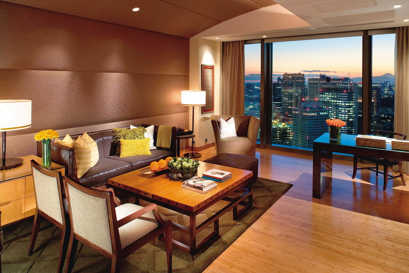 luxury, brown, Tokyo, electric lamp, domestic room, interior, style, the evening, chairs, hardwood floor, cityscape, no people, built structure, home interior