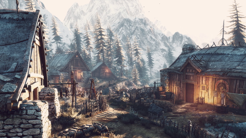 snow, belief, cold temperature, trees, building exterior, Winter Getaway, outdoors, ruined, ancient civilization, architecture, houses, built structure