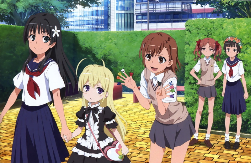 shirai, railgun, aru, kagaku, 1080P, febrie, kuroko, ruiko, saten, mikoto, misaka