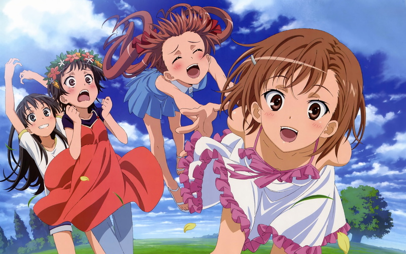 nakamura, naoto, 2K, dress, misaka, kagaku, uiharu, ruiko, kuroko, summer, shirai, aru, majutsu, saten, railgun, mikoto, index, kazari