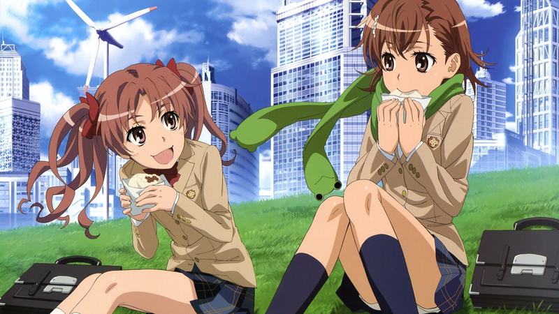 toaru, anime, 1080P, misaka, mikoto, shirai, kuroko, index, majutsu