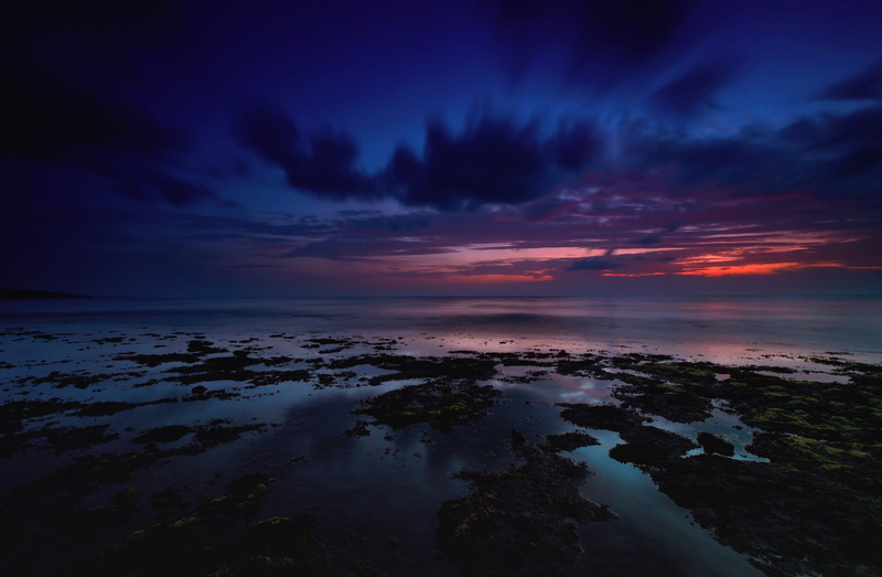 water, landscape, scenics - nature, land, sunset, sea, beauty in nature, pacific, island, environment, dusk, cebu, blue, night, tranquil scene, sky, outdoors