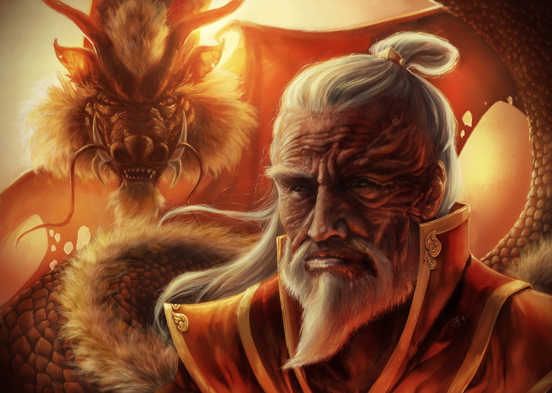 Avatar, dragon, by direimpulse, 2K, anime, fire, man, old Zuko, Zuko, game