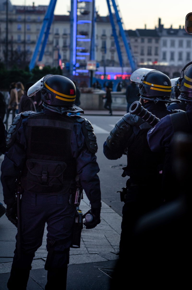 city, army, apparel, france, standing, road, crash helmet, safety, travel, day, authority, government, military, law, responsibility, security, police