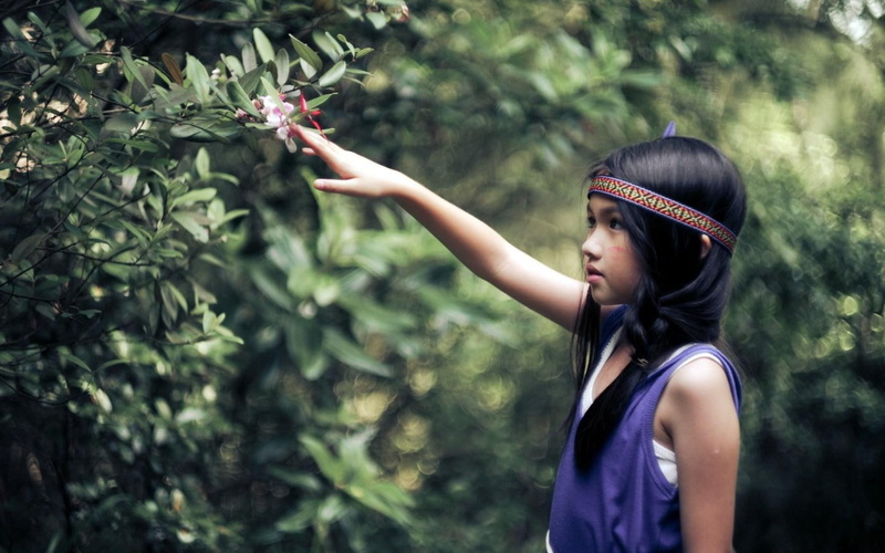 girl, 720P, kid, nature, mood