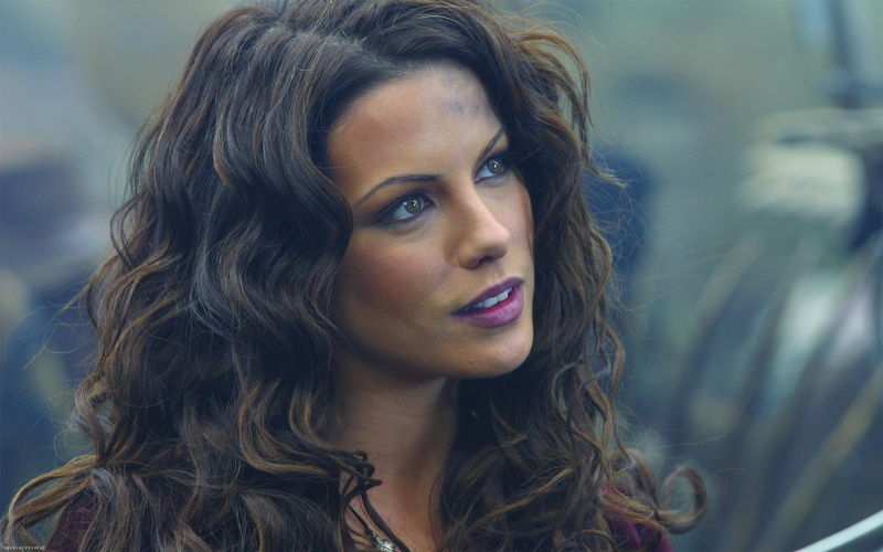 women, Kate Beckinsale, Van Helsing, brunette, celebrity, Curly Hair, 1080P