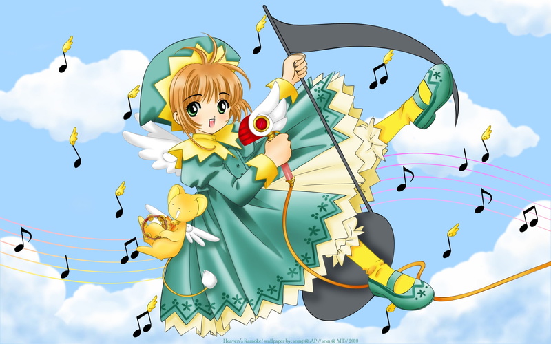 cardcaptor, Kinomoto Sakura, art, captor, 1080P, kinomoto, anime, x, hd, sakura, card, cardcaptor sakura