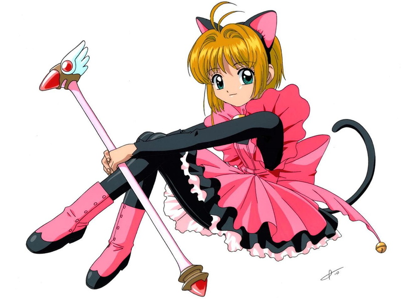 sakura, Kinomoto Sakura, x, 720P, card, anime, cardcaptor, cardcaptor sakura, captor, hd, kinomoto, art