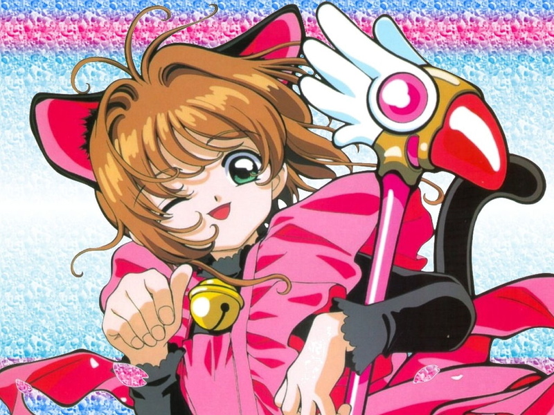 cardcaptor, sakura, animal ears, hd, 720P, animal, captor, kinomoto, cardcaptor sakura, ears, x, art, card, anime
