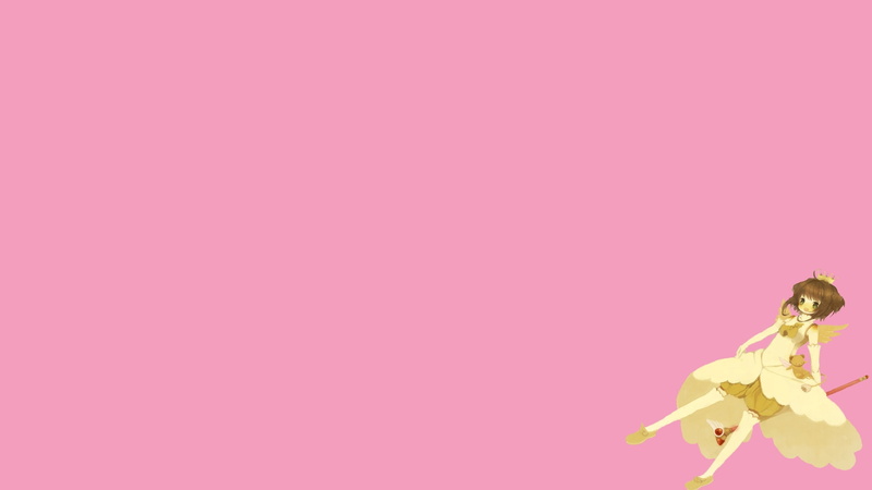 simple, hd, cardcaptor, art, anime, x, minimalistic, captor, card, sakura, 1080P, cardcaptor sakura