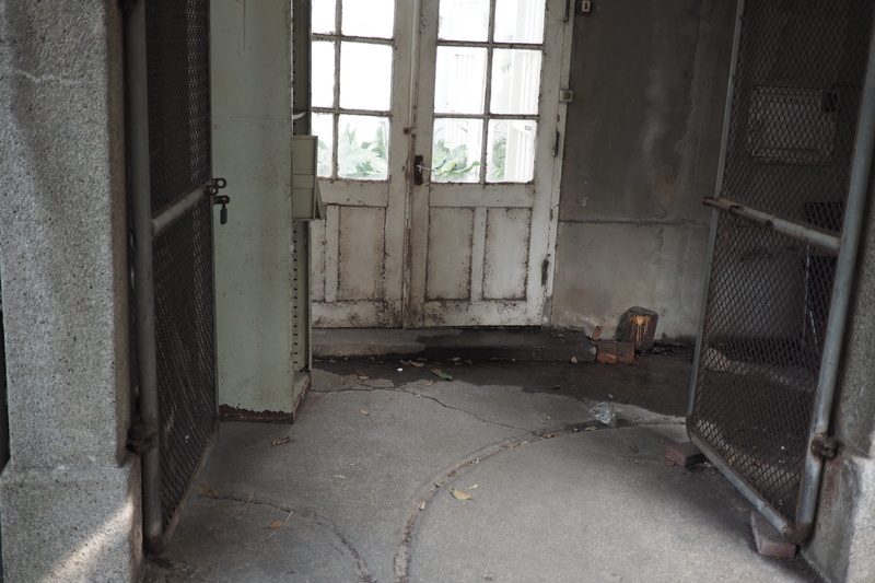 concrete, built structure, corridor, french door, entrance, prison, obsolete, old, dungeon, 4K, deterioration, window, indoors, run-down, fireman, day