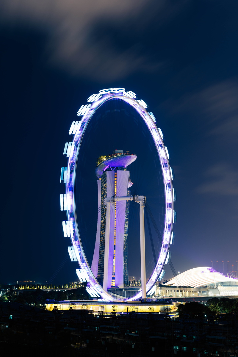 transportation, boat, urban, travel destinations, roller coaster, theme park, ferris wheel, coaster, built structure, blue, nature, town, carnival, outdoors