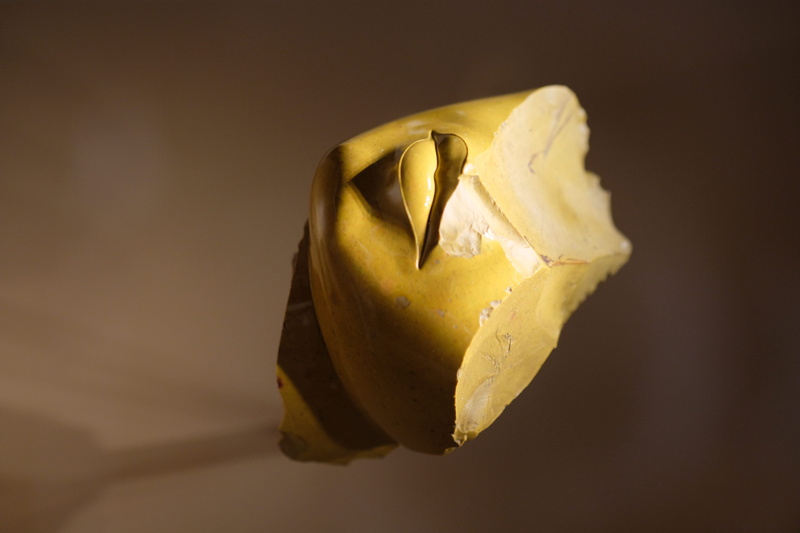 apparel, hardhat, fruit, indoors, natural condition, food, gold, healthy eating, no people, dessert, creme, icing, blossom, butter, clothing, starfruit