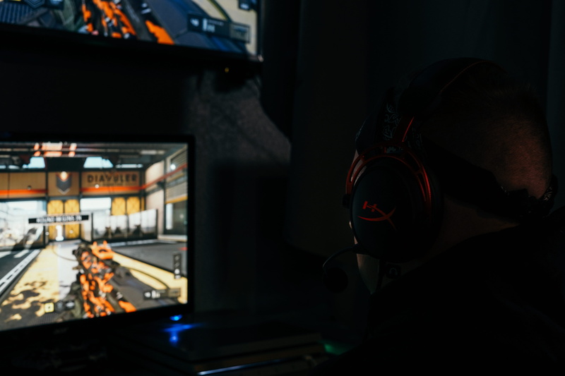 united states, indoors, electronics, motor vehicle, hyper x, occupation, apparel, control, headshot, gamer, adult, revo esports, technology, night, illuminated