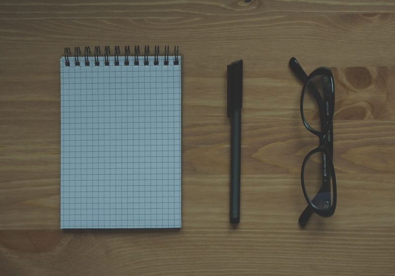 woman, notepad, still life, communication, glasses, eyeglasses, high angle view, style, female, book, arrangement, business, marker, healthcare and medicine