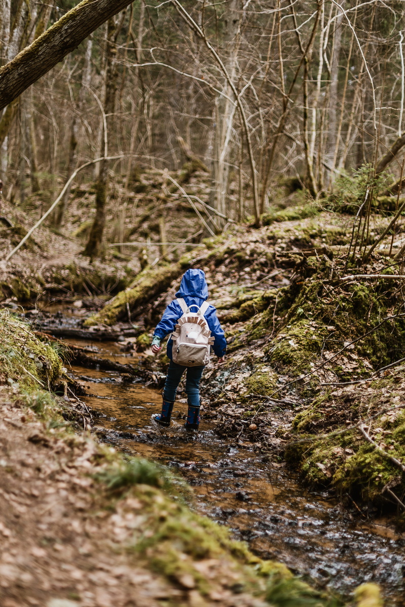 day, tree, person, ground, clothing, path, plant, forest, mud, road, two people, land, hiking, activity, coat, gravel, dirt road, selective focus, people