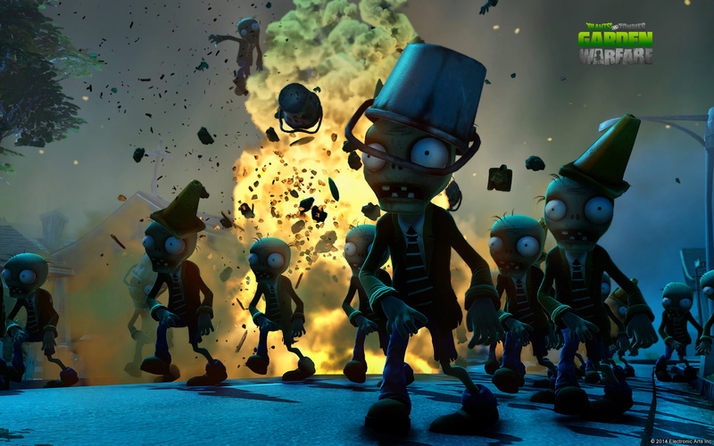 Conehead Zombie (Plants Vs. Zombies), 1080P, Video Game, Plants vs. Zombies : Garden Warfare, Buckethead Zombie (Plants Vs. Zombies)