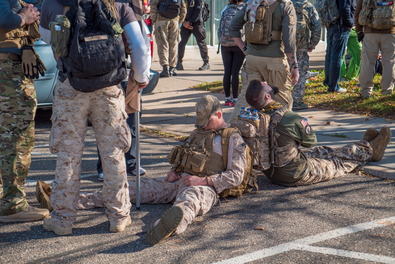 army, st paul, saint paul, march, war, camouflage clothing, government, military uniform, men, large group of people, ruck, army soldier, marine, group of people