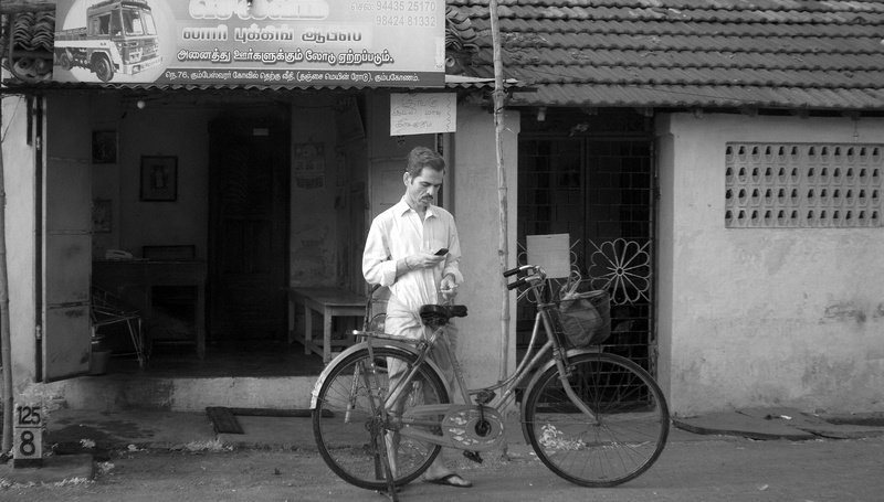outdoors, city, built structure, lifestyles, standing, architecture, men, land vehicle, building exterior, man, young adult, 4K, transportation, kumbakonam