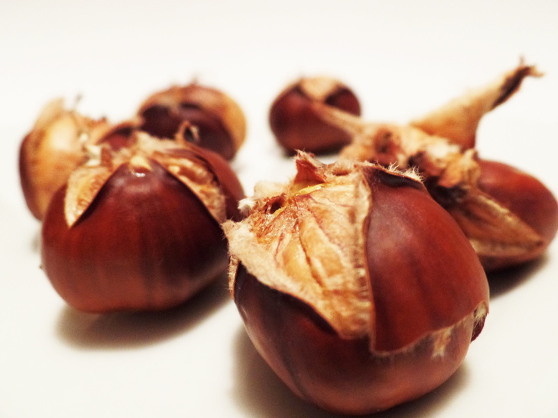 collect, Chestnut, nutshell, selective focus, nut, nut - Food, nutrition, Maroni, indoors, close-up, fruit, fruits, seed, five, still life, white background