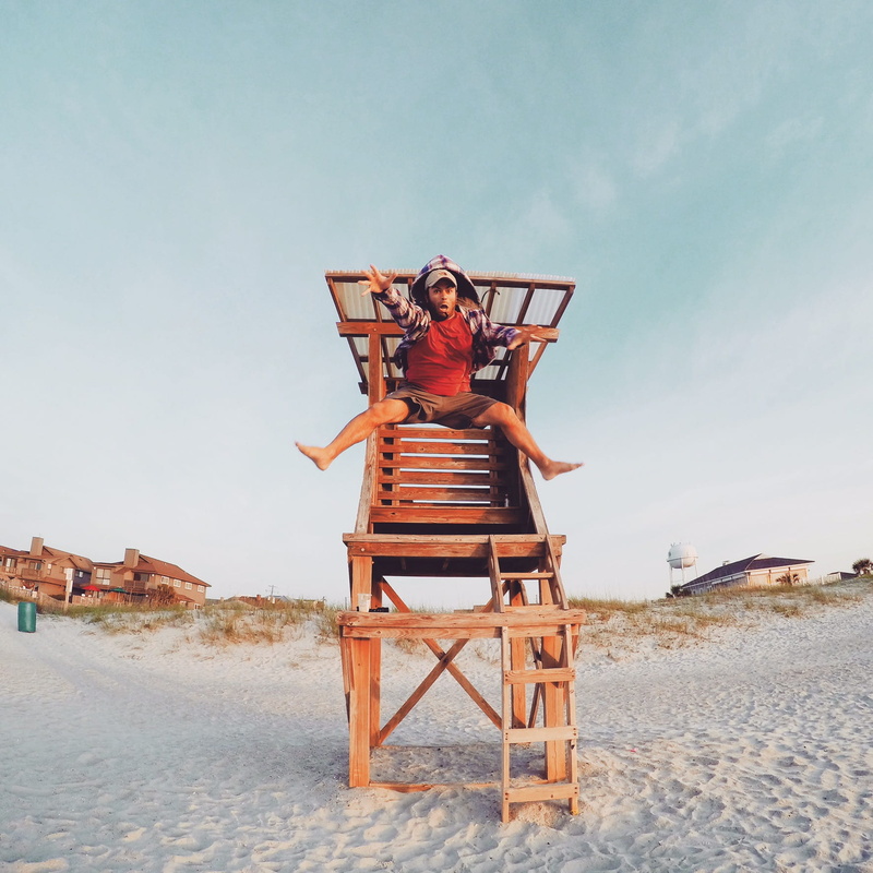 jump, hut, seat, soil, station, full length, t, built structure, wooden, sand, man, lifestyles, front view, beach, clear sky, nature, sky, sitting, chair
