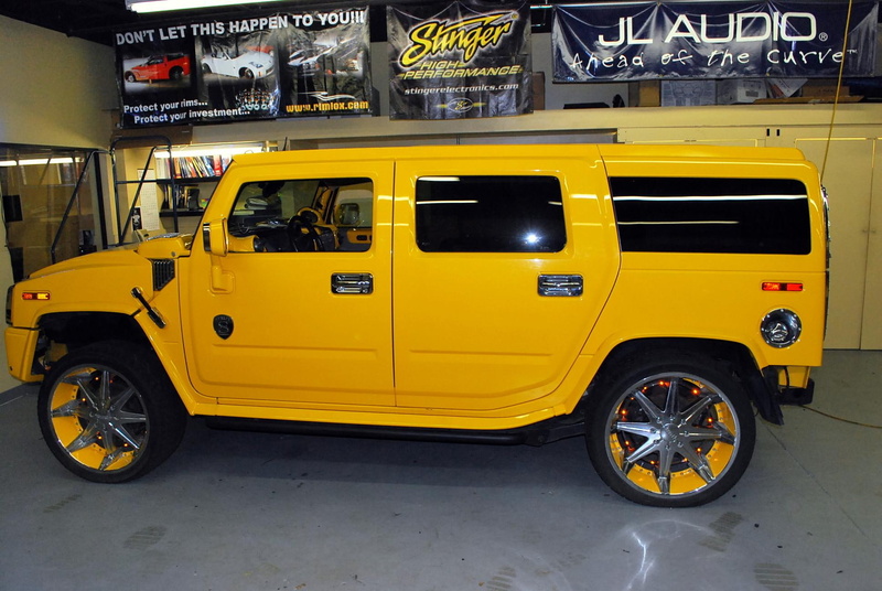 off road, radical, cars, 1080P, hummer, yellow