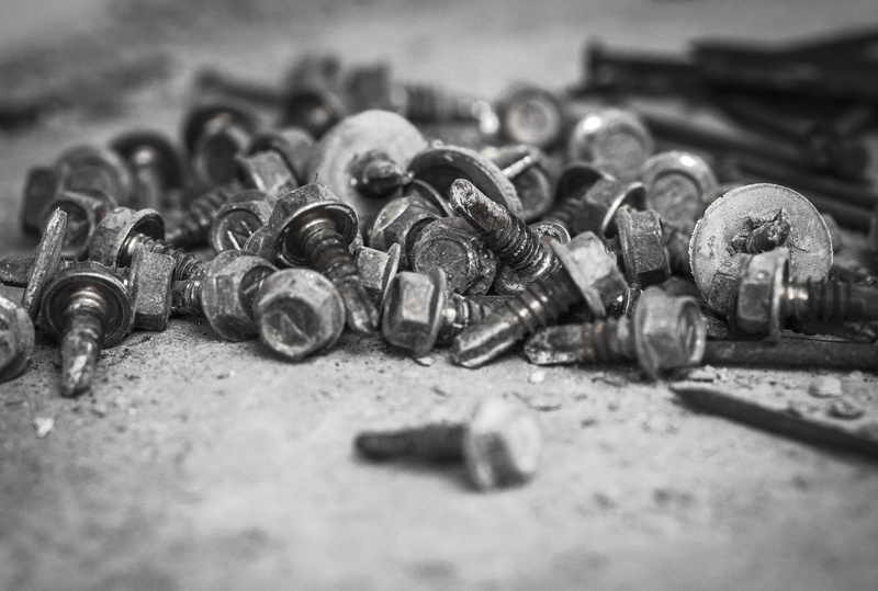day, nut, nut - fastener, screw, bolt, indoors, abundance, 2K, work tool, no people, large group of objects, rusty, screws, abandoned, selective focus