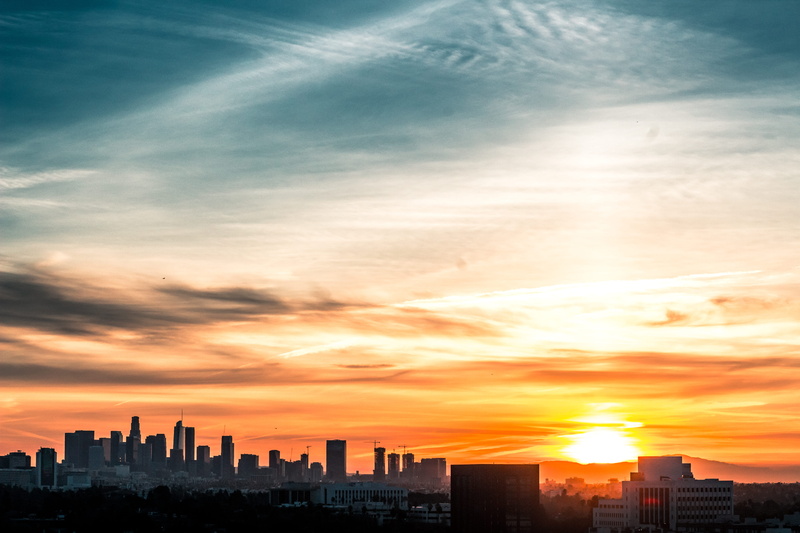 sunlight, female, nature, no people, cityscape, office building exterior, los angeles, light, sky, building, urban skyline, skyscraper, building exterior