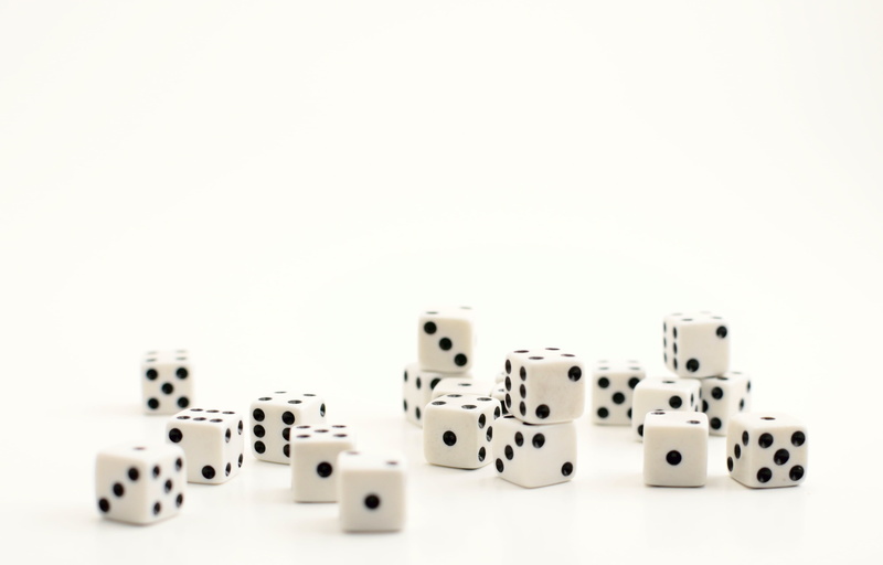 Small white, cube Shape, success, luck, risk, lot, gambling, small, leisure Games, chance, opportunity, casino, winning, dice, white, collection, 4K