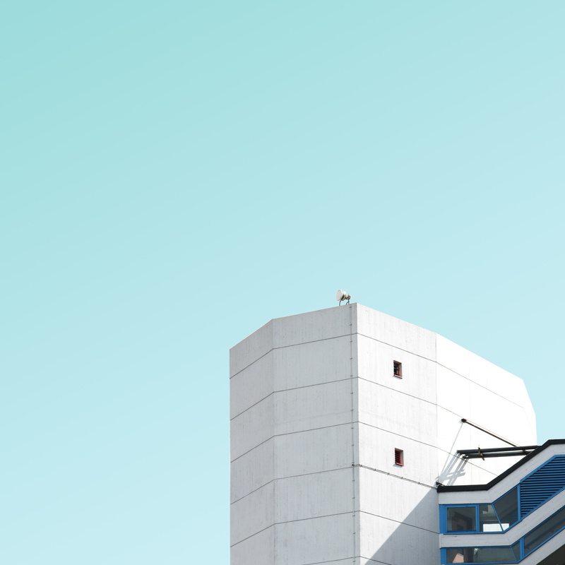 nature, blue, architectural, 4K, modern, building, facade, office, office building exterior, shape, location, industry, day, photography, clear sky, city