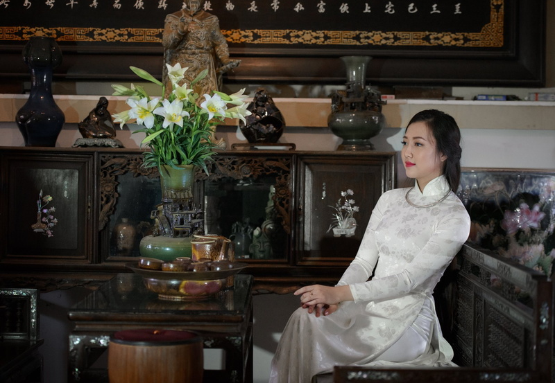 Lily, Asian, Girl, Model, Ao Dai, 1080P, Vietnamese, Women