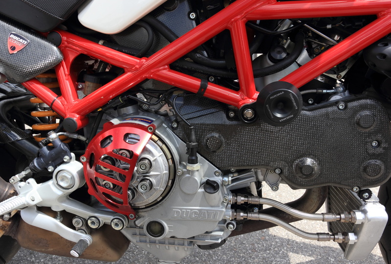 mode of transportation, tubular frame, 4K, italy, ducati, outdoors, clean, carbon, high angle view, land vehicle, machinery, complexity, car, red, supersport