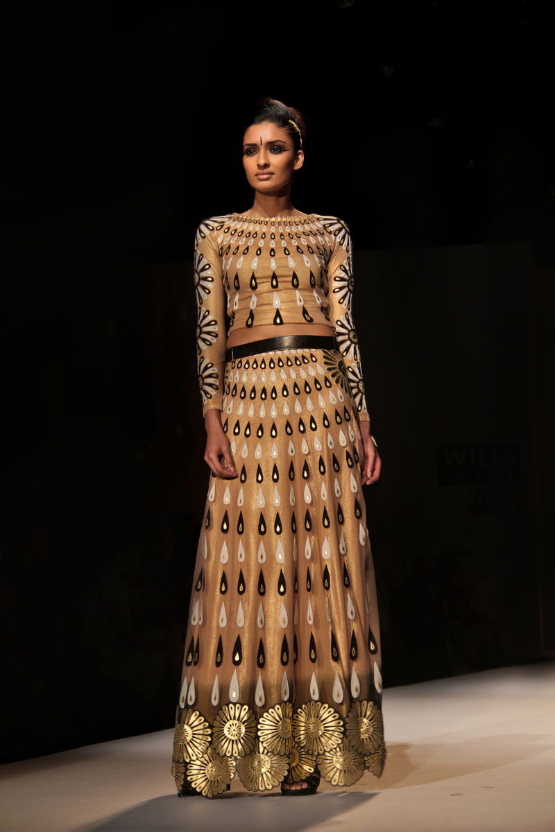 one person, wearing, elegant, 5K, studio shot, fashionable, beautiful woman, dress, clothing, india, looking at camera, woman, beautiful, sleeved, long