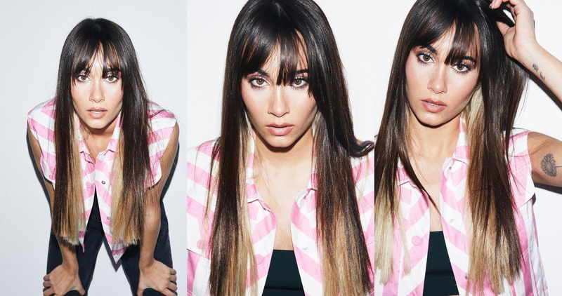 2K, Spanish women, young woman, looking at viewer, brunette, celebrity, Spanish girls, Spanish, collage, singer, Aitana