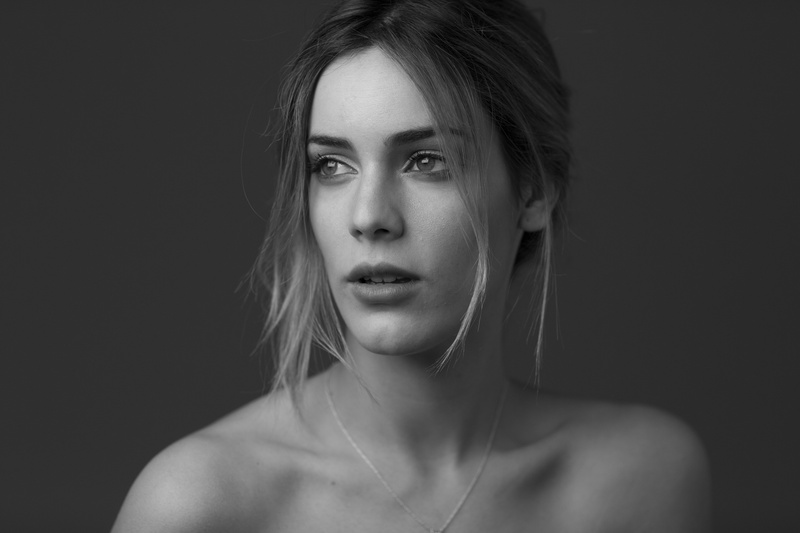 Woman, Alejandra Onieva, Girl, Actress, Spanish, Actresses, Black and White, 5K