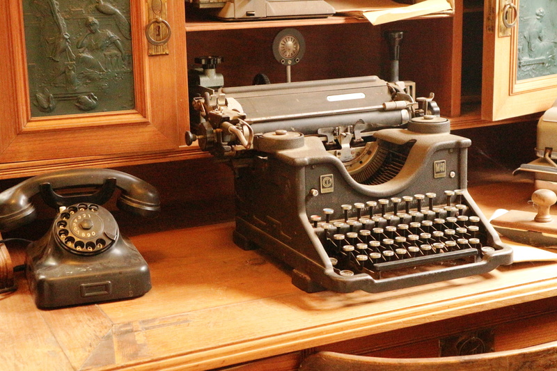 germany, technology, retro styled, old, rotary phone, antique, no people, konz, landline phone, analog, museum, 5K, wood - material, old fashioned, roscheider hof
