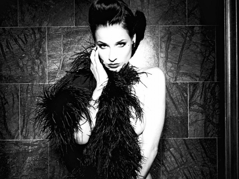 glam, actress, teese, black, females, dita, sexy, babes, dancer, designer, von, burlesque, model, costume, 720P, women, white